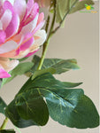Luxe Artificial Peony Stick - Off White, Pink, Purple
