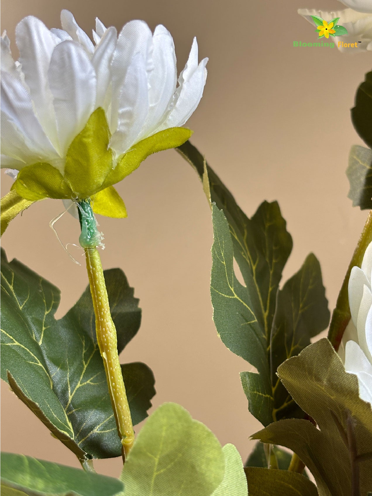 Luxe Artificial Peony Stick - White