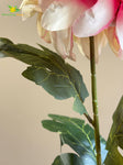 Luxe Artificial Peony Stick - Cream, Pink