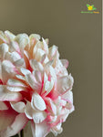 Luxe Artificial Peony Stick - Cream, Pink