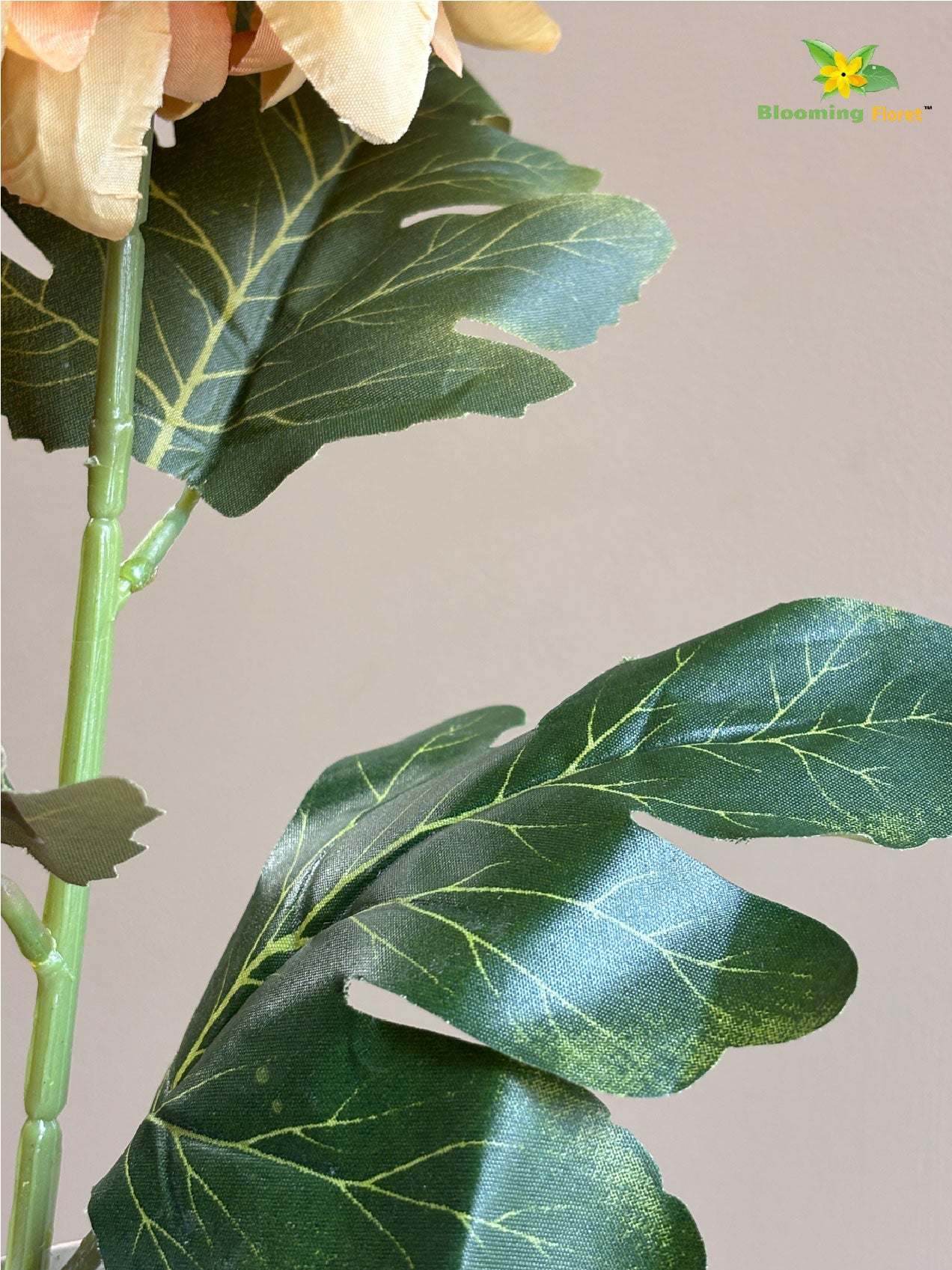 Luxe Artificial Peony Stick - Yellow