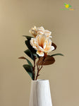 Artificial Magnolia Flower Branch – Cream