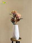 Artificial Magnolia Flower Branch – Peach