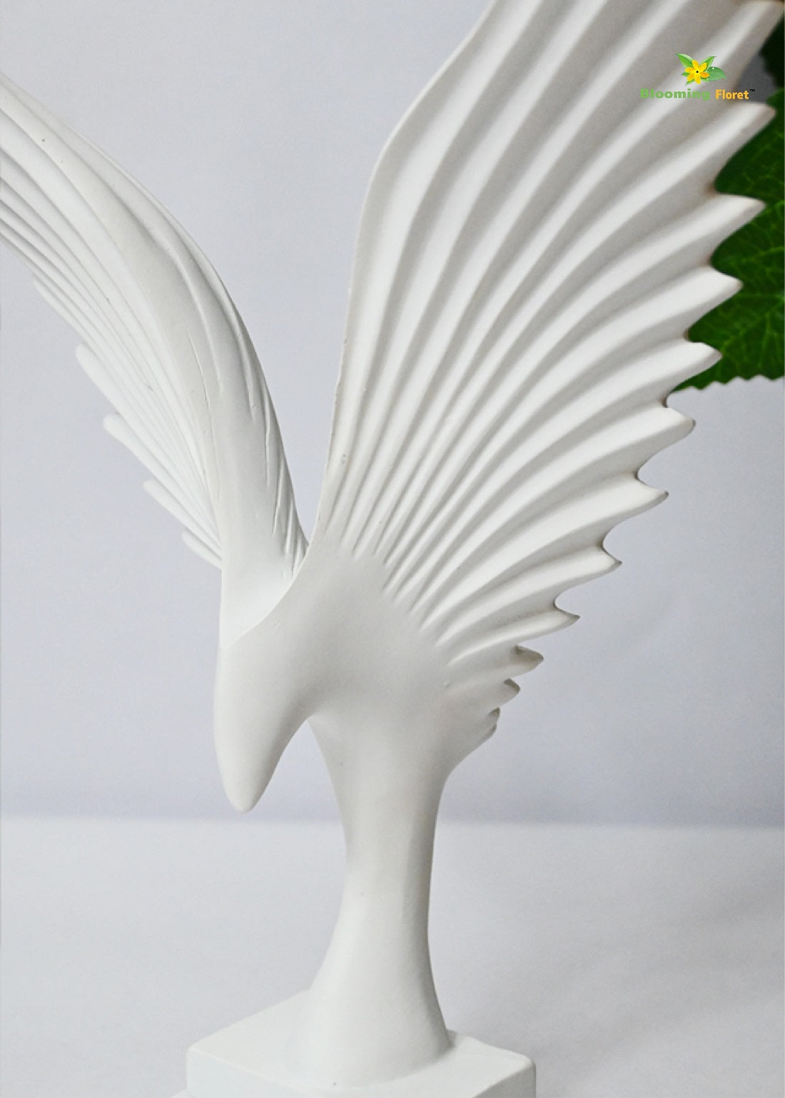 Ascendancy Roc Winged Sculpture - White