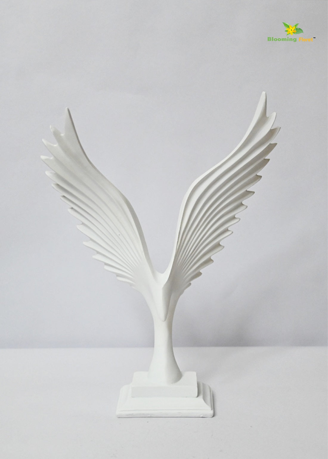 Ascendancy Roc Winged Sculpture - White