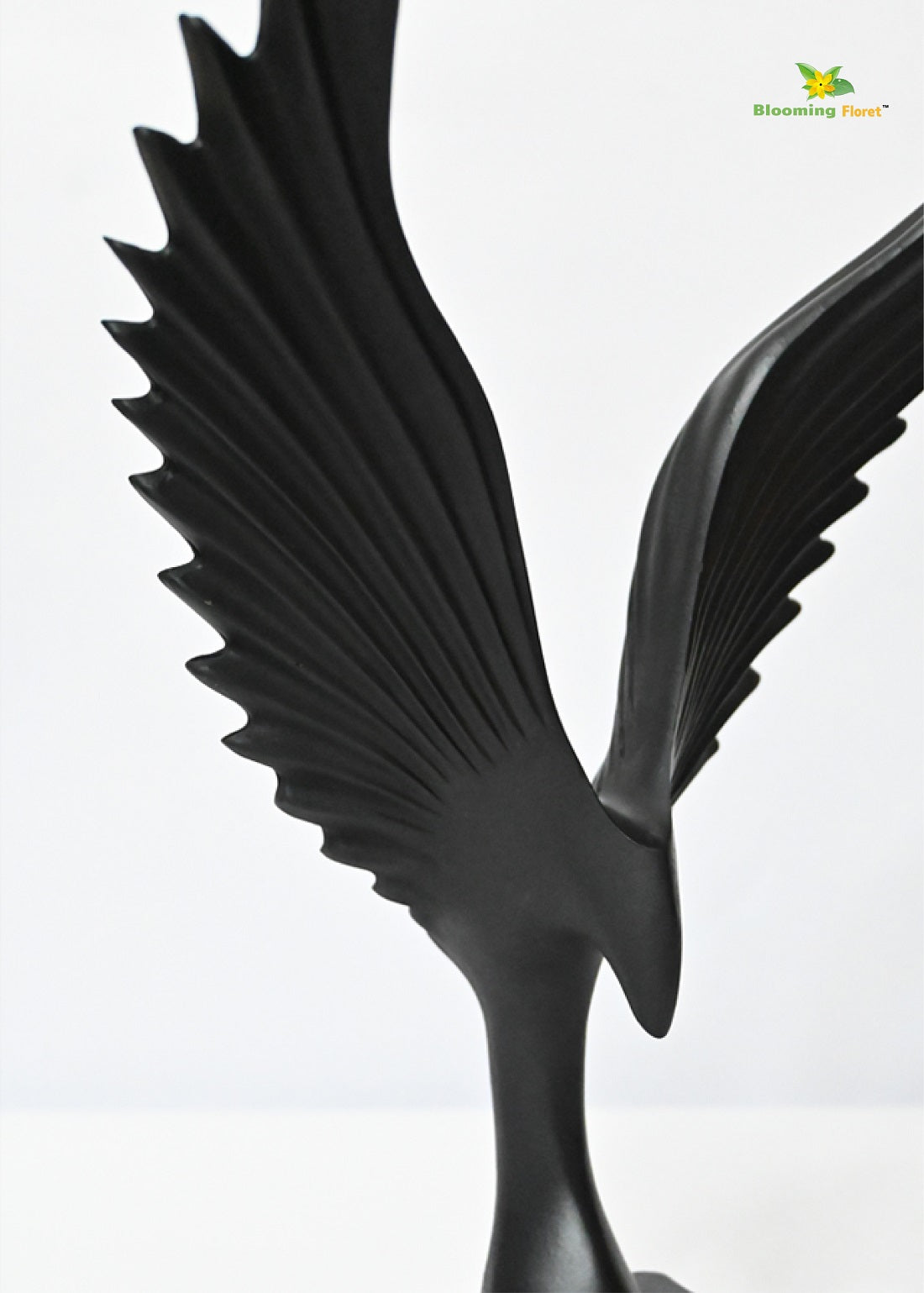 Ascendancy Roc Winged Sculpture - Black