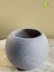 Textured Grey Planter Set – Set of Two