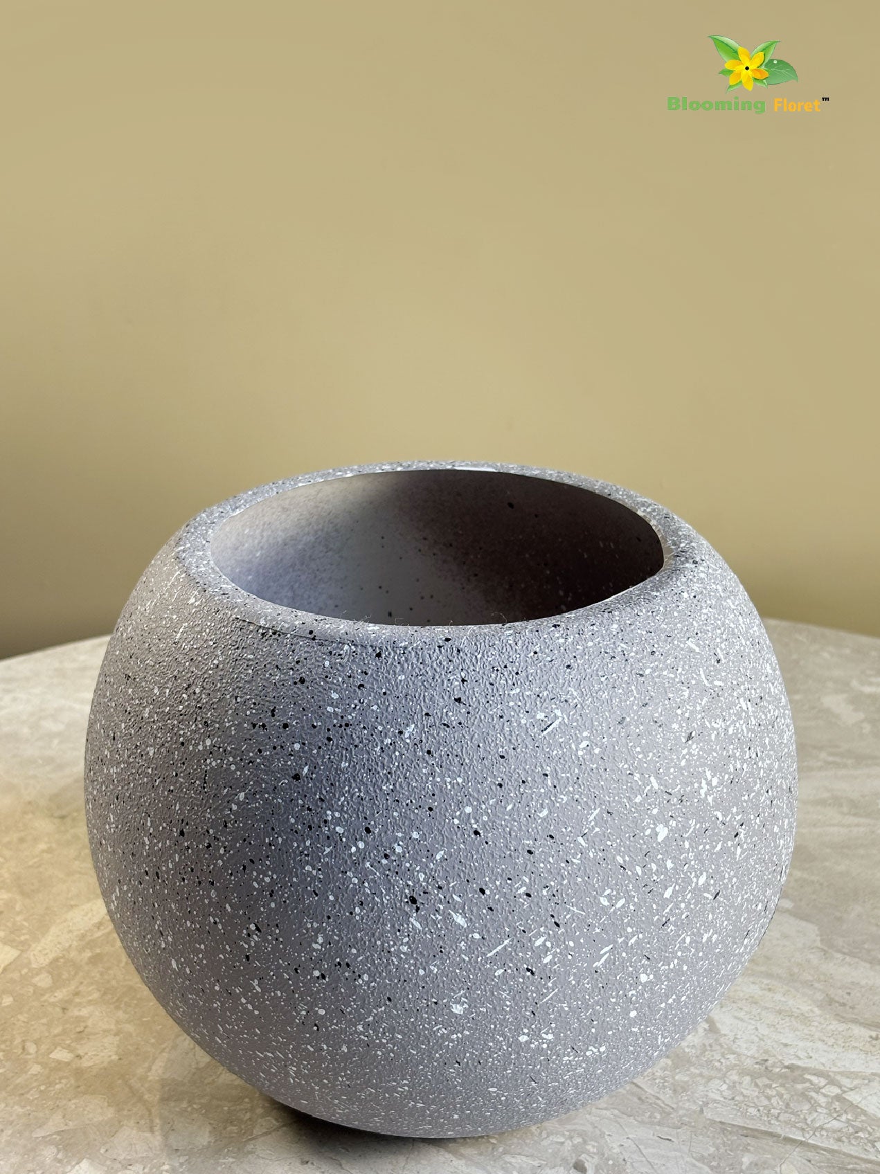 Textured Grey Planter Set | Set of 2