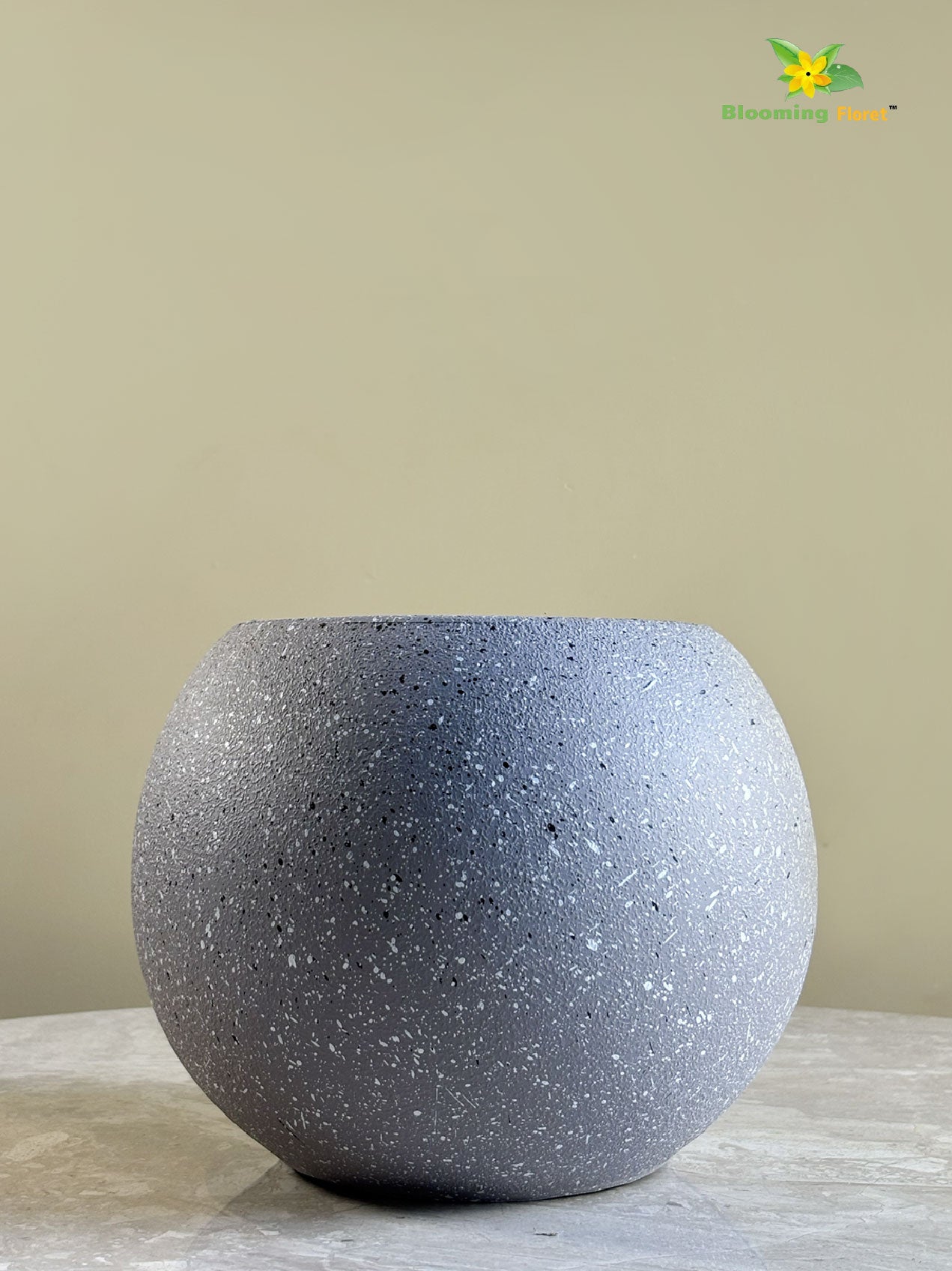 Textured Grey Planter Set | Set of 2