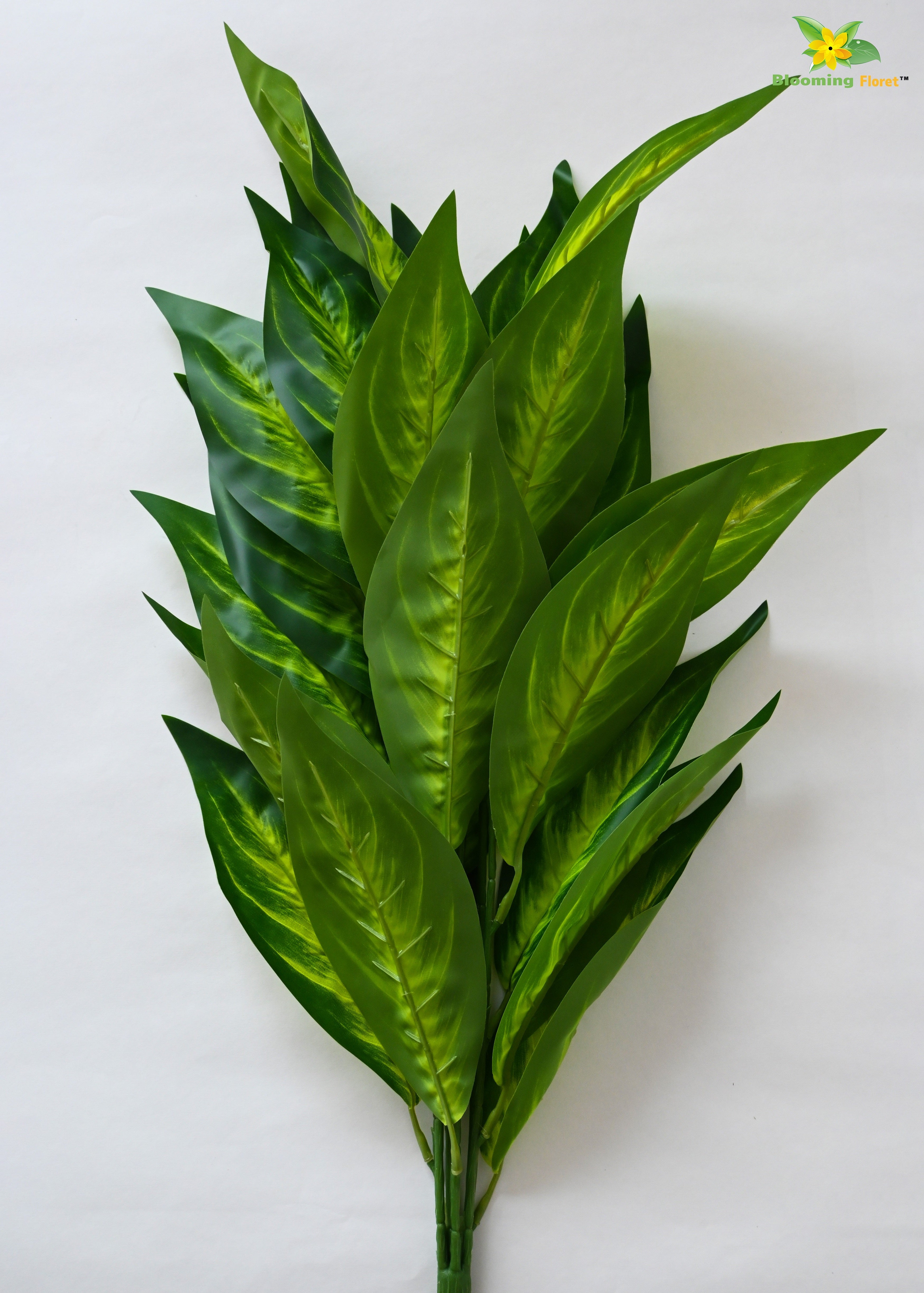 Artificial Dieffenbachia Amoena Plant For Decor 26 Leaves with Pot | 71.1 cm Tall