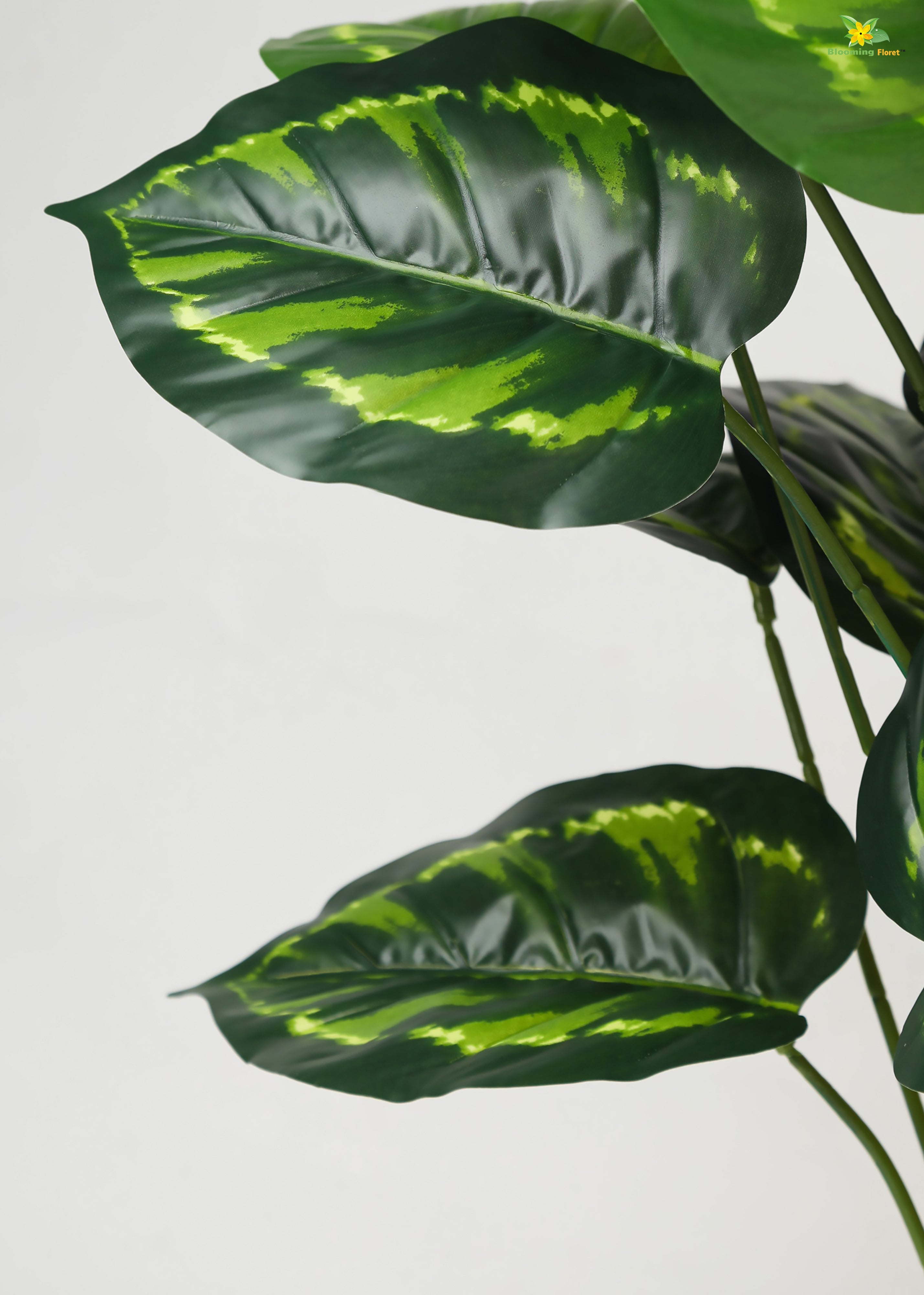 Artificial Philodendron Plant For Decor-18  Leaves-63.5 cm tall Plant-With Basic Pot