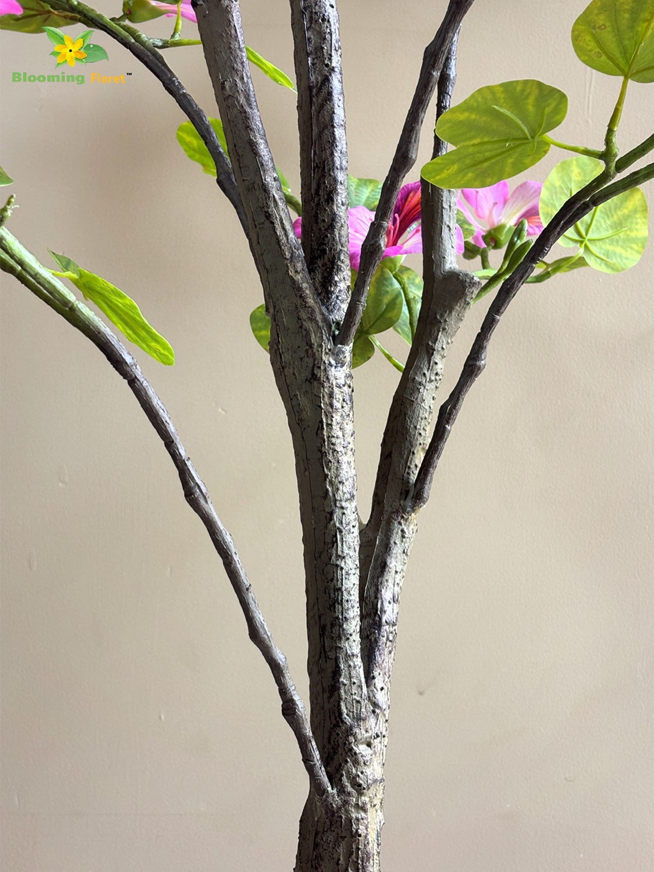 Artificial Bauhinia Plant | Pink Flowers | 155 cm | With Basic Pot