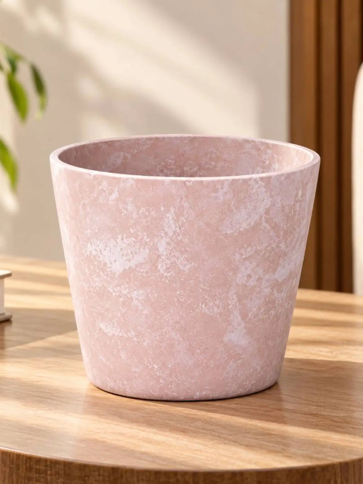 Modern Grace Poly Planter | Pink | 15 cm