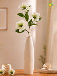 Magnolia Flower Stick | White, Green | 95 cm
