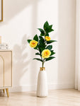 Artificial Rose Stick | Yellow | 95 cm
