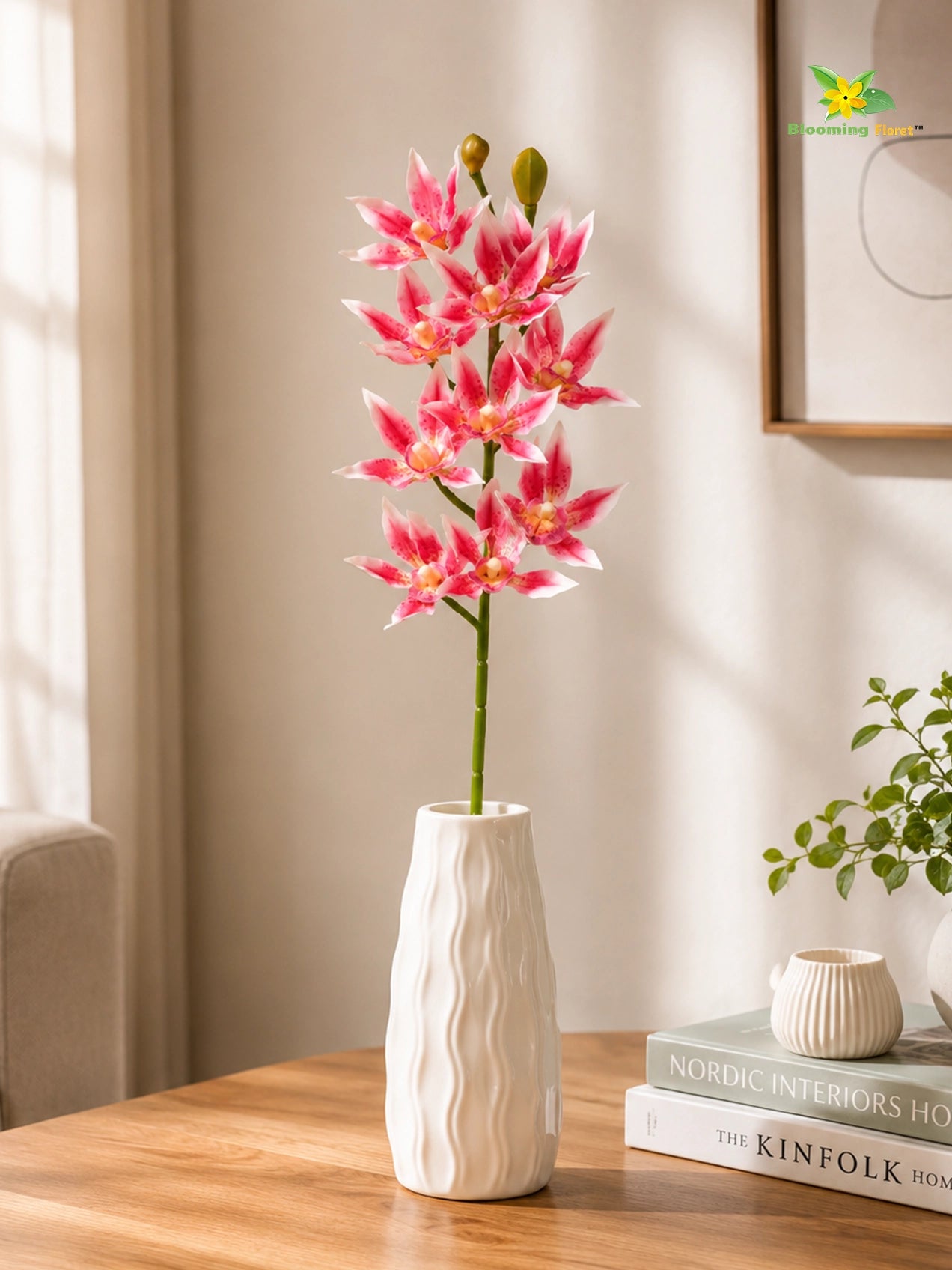 Orchid Flower Stick | Pink | 73 cm