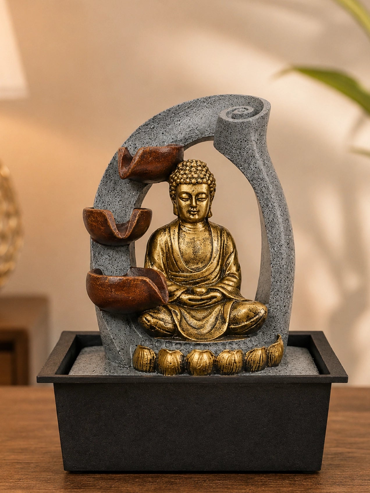 Buddha Tabletop Water Fountain | 27 cm