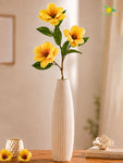 Magnolia Flower Stick | Yellow | 95 cm