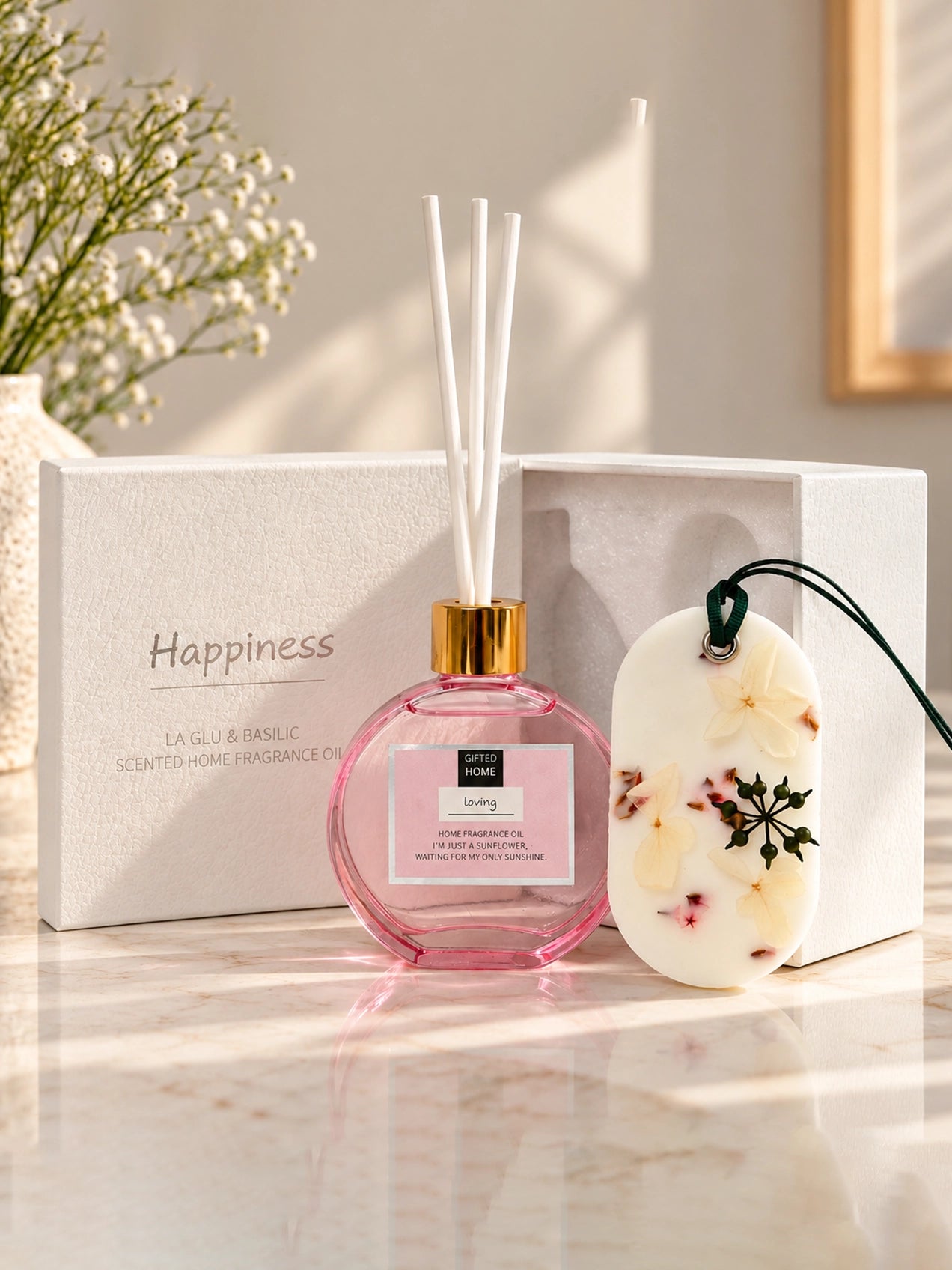 Reed Fragrance Diffuser with Air Freshener | 7 cm