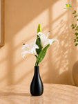 Artificial Lily Flower Stick | White | 35 cm