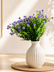 Artificial Kalanchoe Flower Bunch | Purple | 33 cm