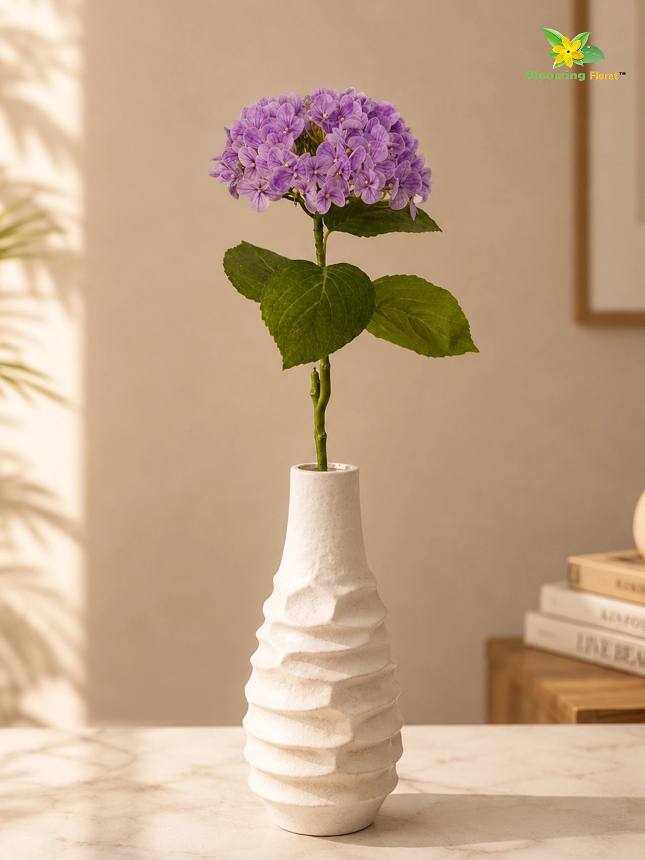 Hydrangea Flower Stick | Lavender | 63 cm