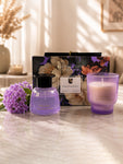 Peony Cloud Candle & Diffuser Set with Lavender Hydrangea