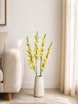 Artificial Orchid Flower Stick | Off White | 106 cm | Set of 2