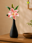Artificial Lily Flower Stick | Light Pink | 35 cm