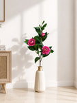 Artificial Rose Stick | Dark Pink | 95 cm