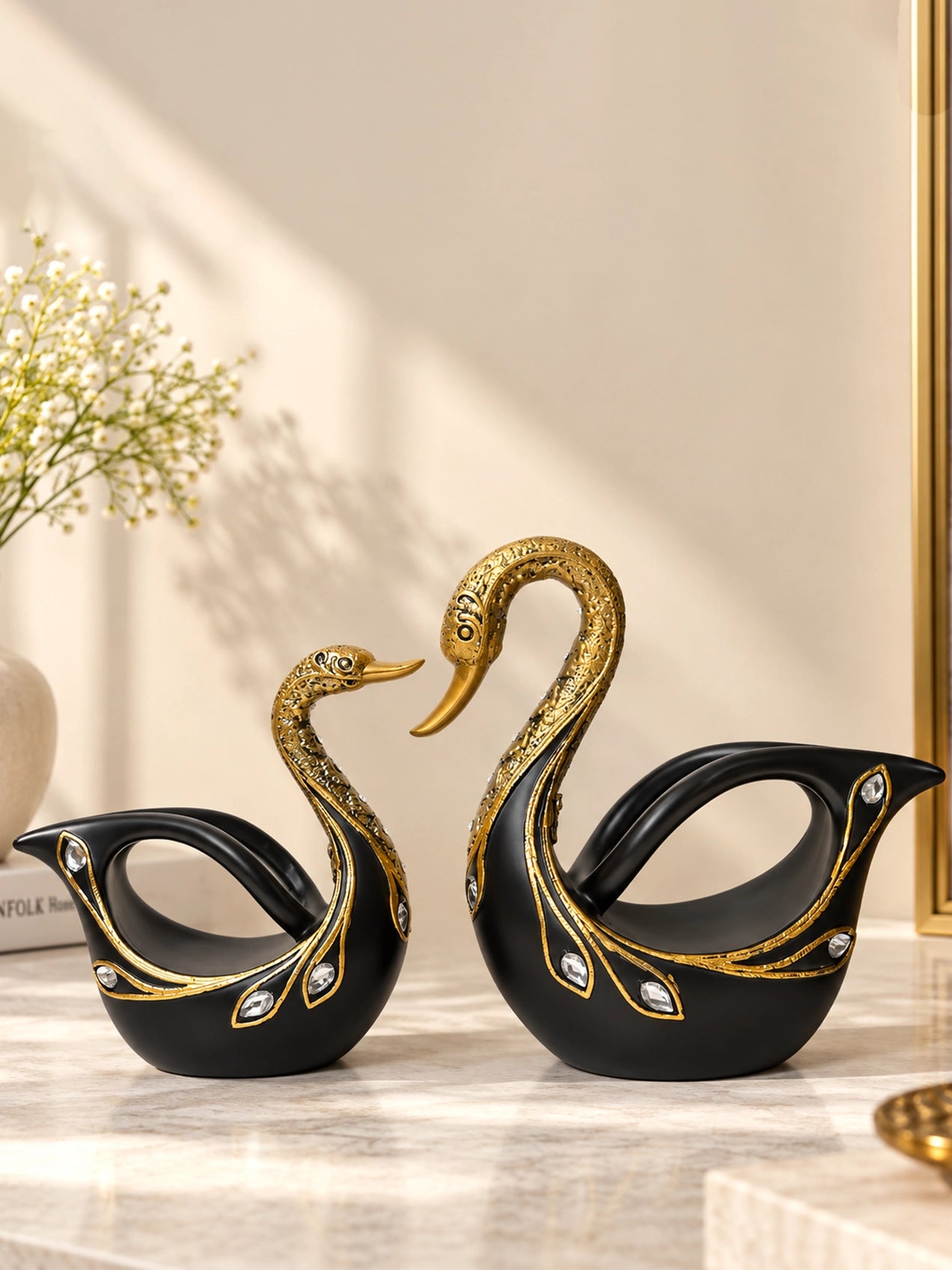Radiant Swan Pair