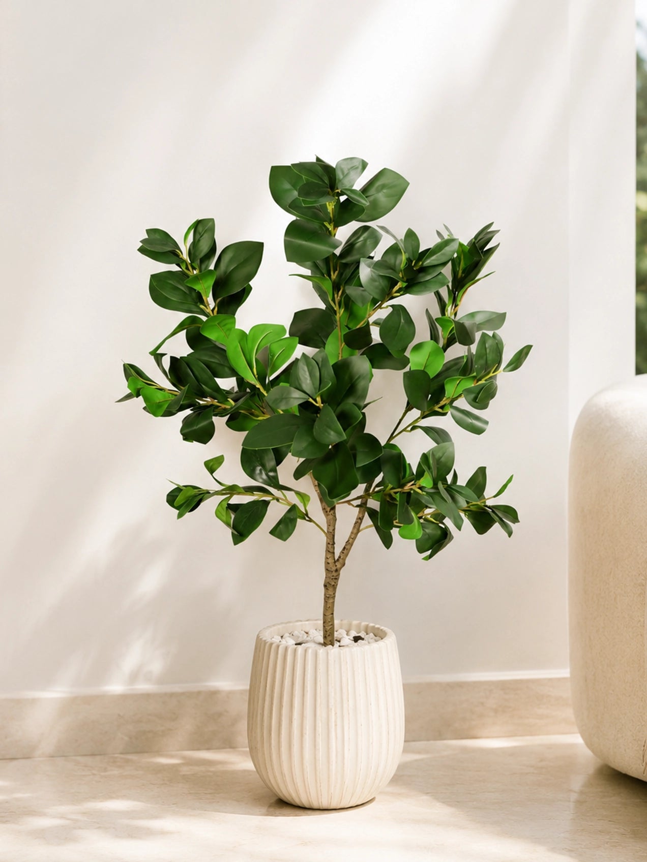 Artificial Ficus Plant  | 90 cm  | With Basic Pot