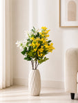 Japanese Honeysuckle Flower Bunch | Yellow & White | 90 cm