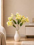 Artificial Daffodil Flower Stick | Light Yellow | 88 cm