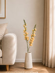Artificial Orchid Flower Stick | Peach | 106 cm