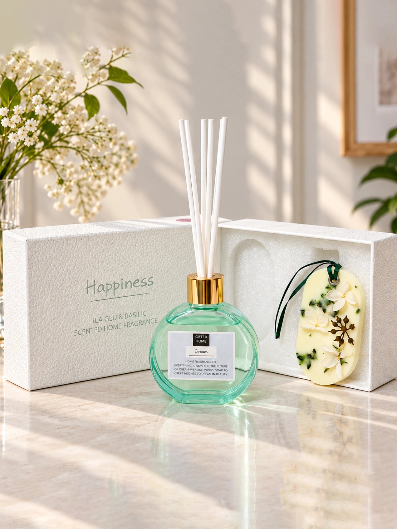 Reed Fragrance Diffuser with Air Freshener | 7 cm