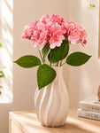 Artificial Hydrangea Flower Bunch | Light Pink | 42 cm