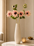 Artificial Sunflower Stick | Light Pink | 78 cm | Set of 2