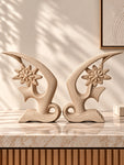 Abstract Fish Duo Figurine