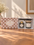 Reed Fragrance Diffuser & Candle Set | Amber Ginger & Lily | 26 cm