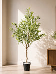 Overleaf Faux Olive Tree | 130 cm | With Basic Pot