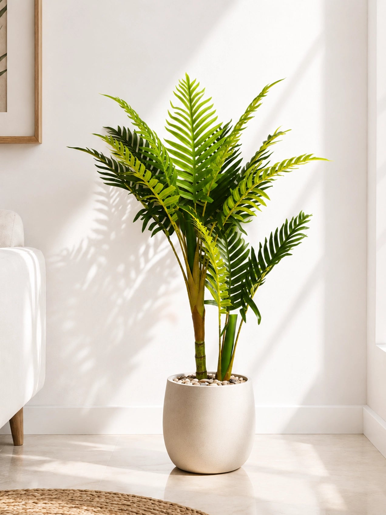 Artificial Areca Palm | 90 cm | 2 Poles | 12 Leaves