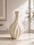 Chic Curves Ceramic Vase | 25 cm