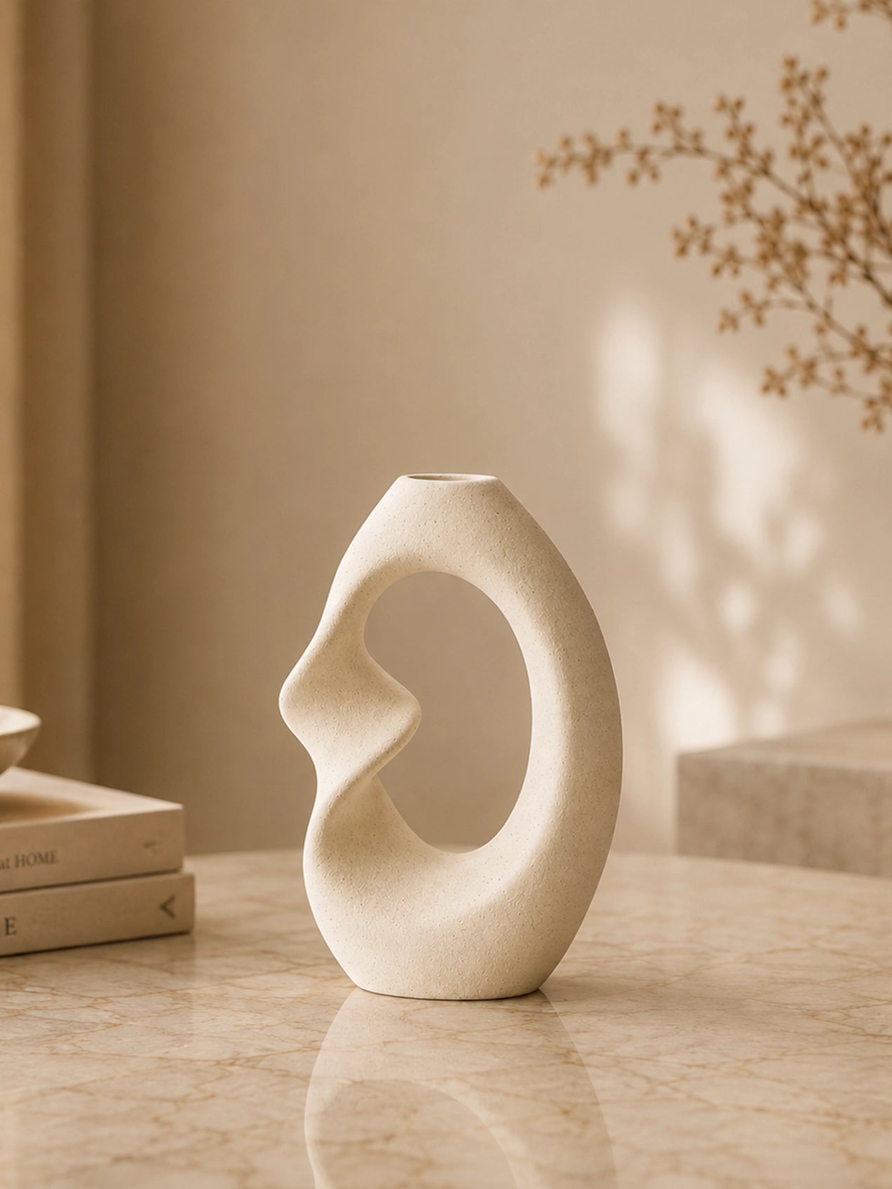 Twist Craft Ceramic Vase | 20 cm