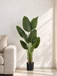 Artificial Banana Plant | 155 cm | With Basic Black Pot