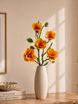 Magnolia Flower Stick | Yellow | 72 cm