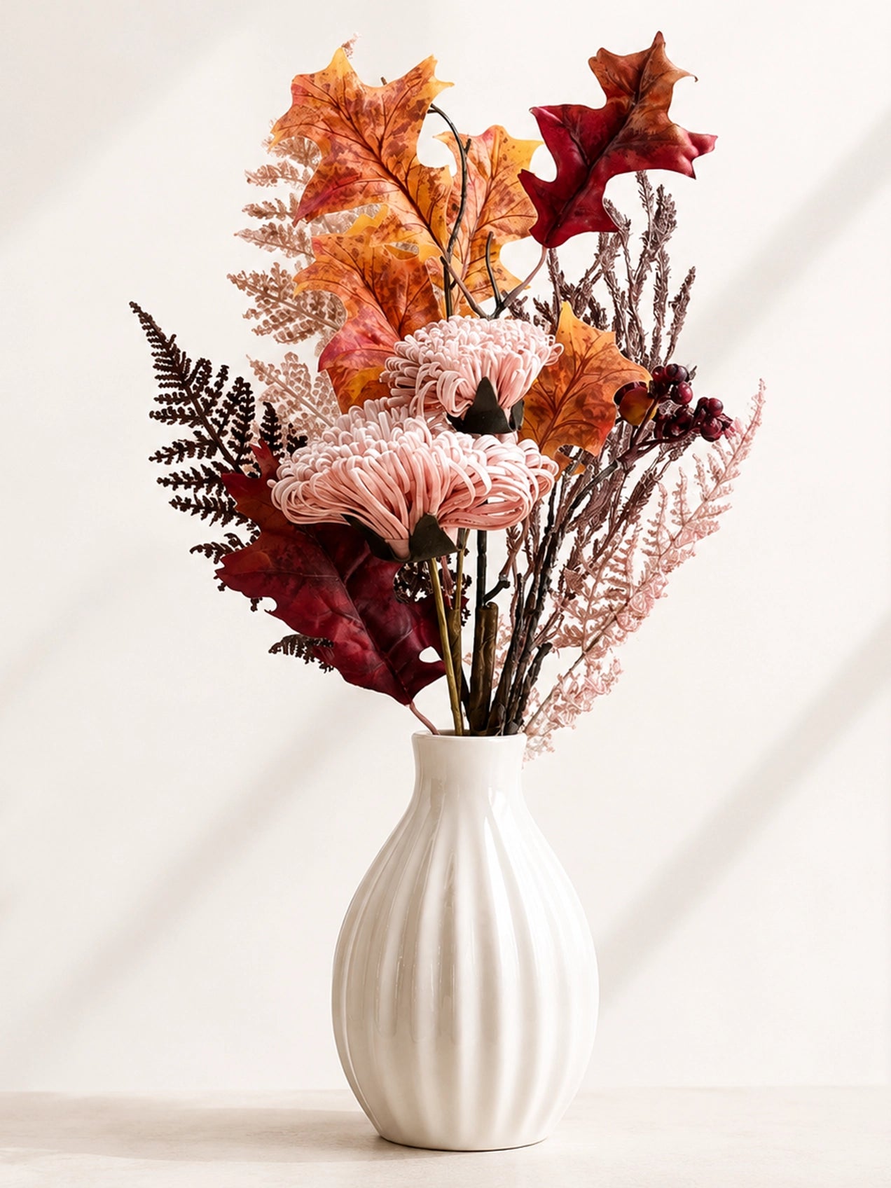 Autumn Essence Faux Dahlia Bouquet | Pink | 58 cm