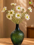 Faux Gerbera Flower Stick | White | 60 cm | Set of 2