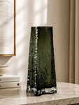 Prism Crystal Black Vase | 25 cm