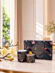 Reed Diffuser & Candle Set with White Magnolia Ikebana